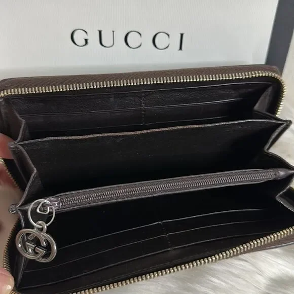 💯Authentic Guccissima Zipped Around Long Wallet 🍀 - Picture 6 of 17